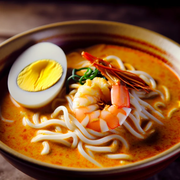 Obrázek jídla laksa