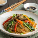 Rezept für Japchae mit Soße