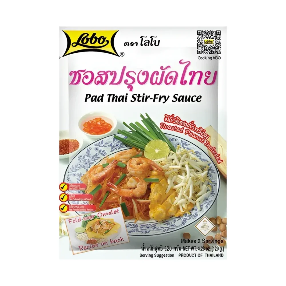 Lobo omáčka s praženými arašídy na Pad Thai
