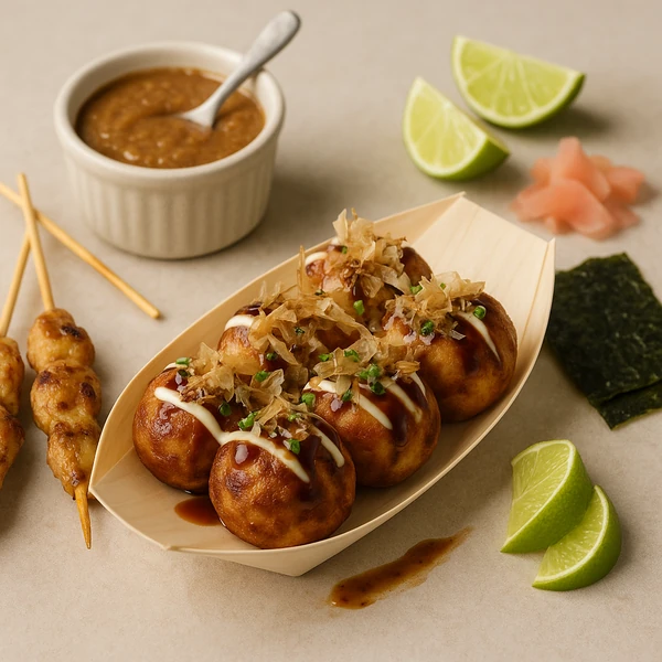 Takoyaki, satay a další jídla do ruky