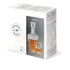 Bormioli Rocco 7 dílný Whiskey set Dedalo Bormioli Rocco 7 dílný Whiskey set Dedalo