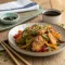 Rezept für Hähnchenfleisch in Tempura mit Gemüse