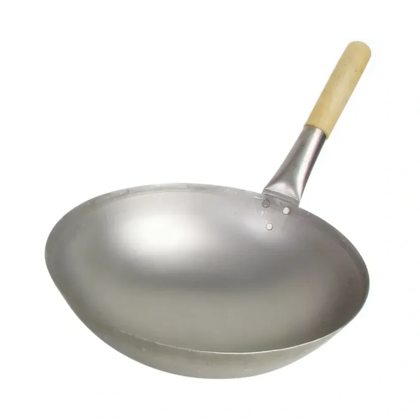 Non Food Ocelová Pánev WOK s Kulatým dnem 35 cm