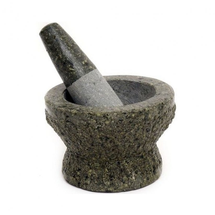 Non Food Mortar with pestle granite stone 10,5 cm
