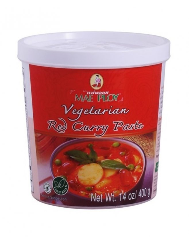Mae Ploy Vegetarische rote Curry-Paste 400 g