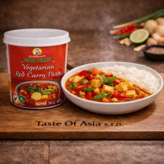 Mae Ploy Vegetarische rote Curry-Paste 400 g Mae Ploy Vegetarische rote Curry-Paste 400 g