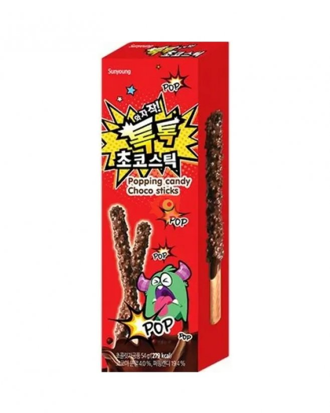 Sunyoung Tyčinky s práskající čokoládou 54 g