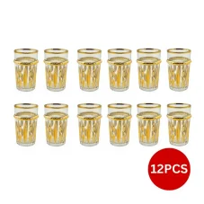 Eisenbach 12-teilige Teegläser mit Goldakzent