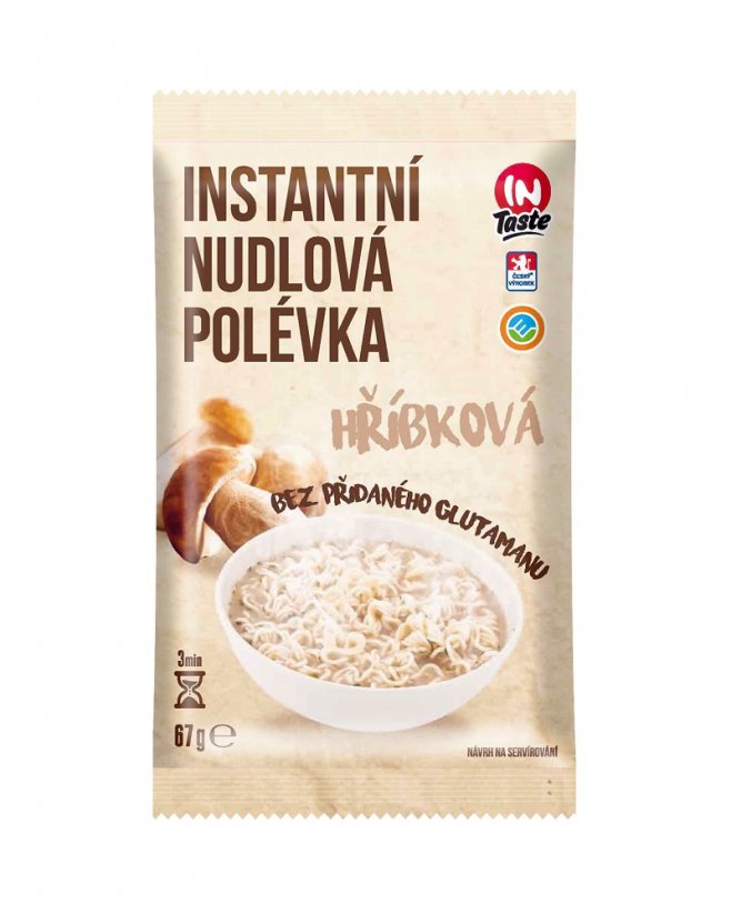 In Taste Natur Instantní Polévka Hříbková 67 g