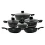 Rosenberg Set of 10 marble coated dishes