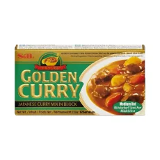 S&B Gewürzpaste für Curry mittelscharf 220 g S&B Gewürzpaste für Curry mittelscharf 220 g