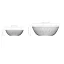 Bormioli Rocco Set of 7 plates Coconut