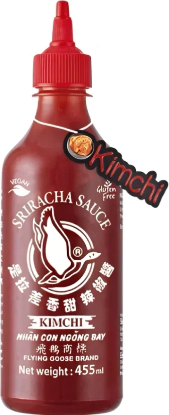 Flying Goose Chili-Sauce Sriracha mit Kimchi 455 ml