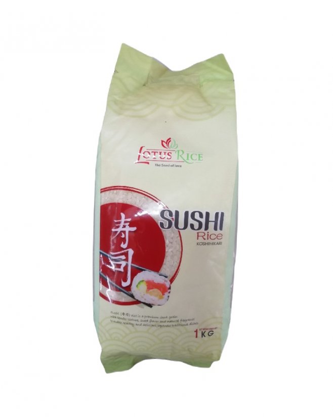 Lotus Rice Koshihikari ryža na sushi 1 kg