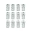 Eisenbach 12 pieces of tea glasses with silver accent