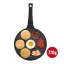 Herzberg Marble coated Pan for 7 pancakes with animals 26 cm