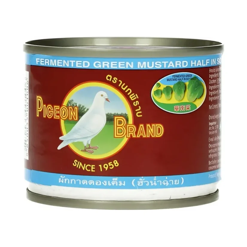 Pigeon Brand Fermentierte Senfblätter in Sojasauce 140 g