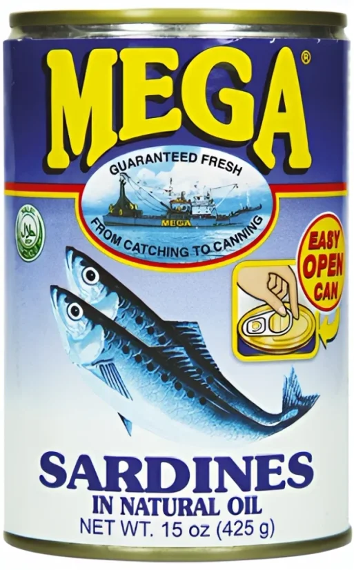 Mega Sardinen im eigenen Saft 425 g