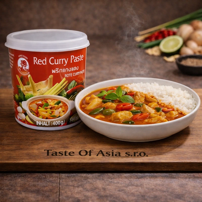 Cock Brand Červená kari pasta 400 g