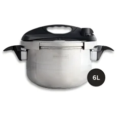 Royalty Line Schnellkochtopf mit Marmoroberfläche 24 cm – 6 l