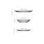 Bormioli Rocco 18 piece set of plates Coconut Tavola