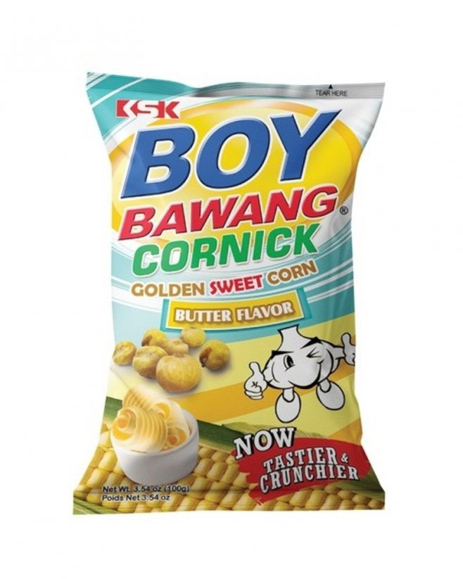 Boy Bawang Fried corn with butter flavour 100 g