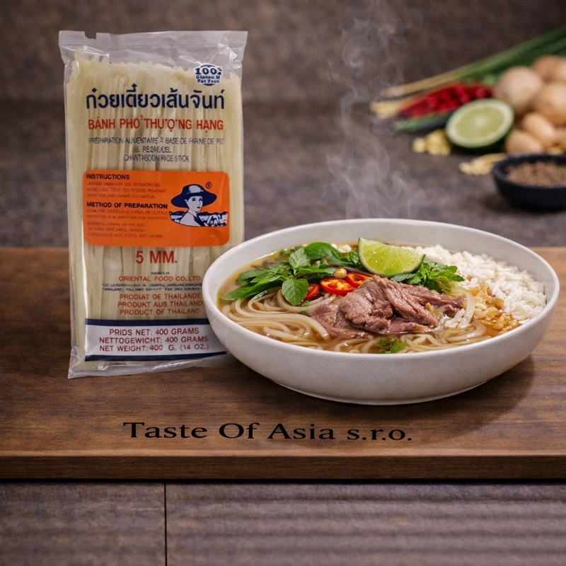 Farmer Brand Rýžové nudle 5 mm široké 400 g