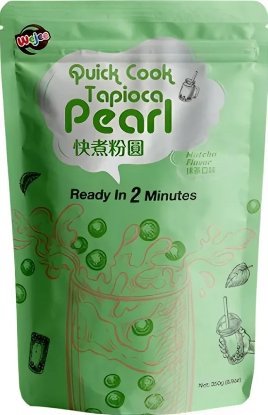 Wejee Tapiokaperlen mit Matcha-Geschmack 250 g