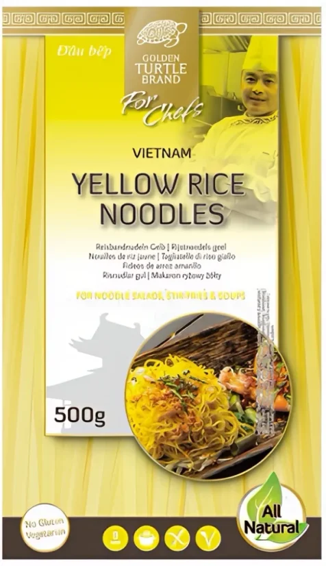 Golden Turtle Chef Reisnudeln Gelb 3 mm 500 g