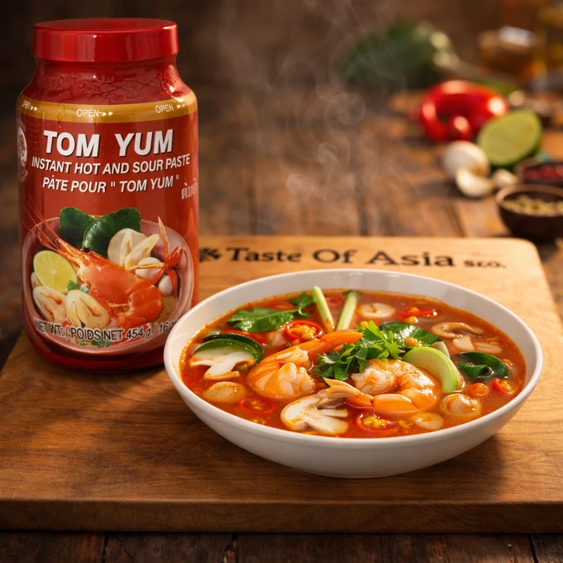 Cock Brand Pasta na Polévku Tom Yum 454 g