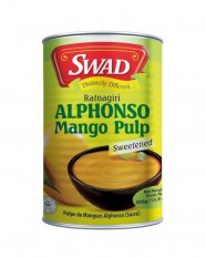 Swad Mango puree Alphonso sweetened 450 g