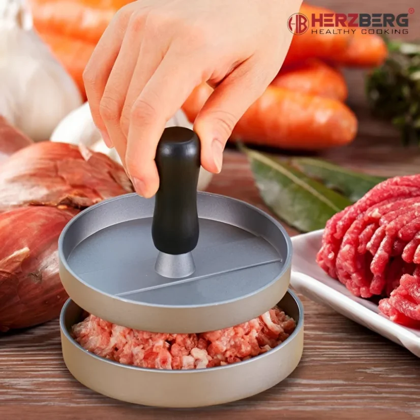 Herzberg Press for grilling hamburgers