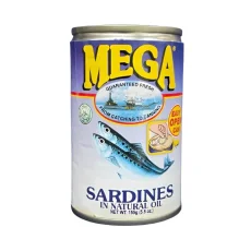 Mega Sardinky ve vlastní šťávě 155 g Mega Sardinky ve vlastní šťávě 155 g