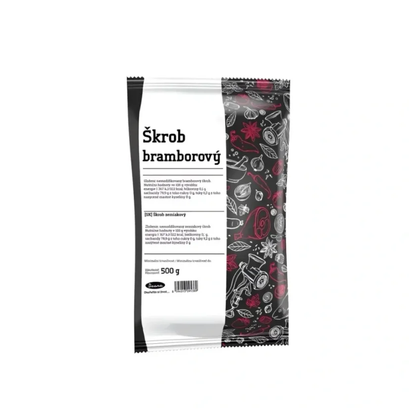 Drana Škrob Bramborový 500 g Drana Škrob Bramborový 500 g