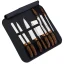 Royalty Line Knife set with Oxford cloth sheath (9 pieces)