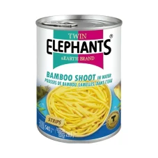 Twin Elephants Bambusové výhonky proužky 540 g