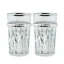 Eisenbach 12 pieces of tea glasses with silver accent