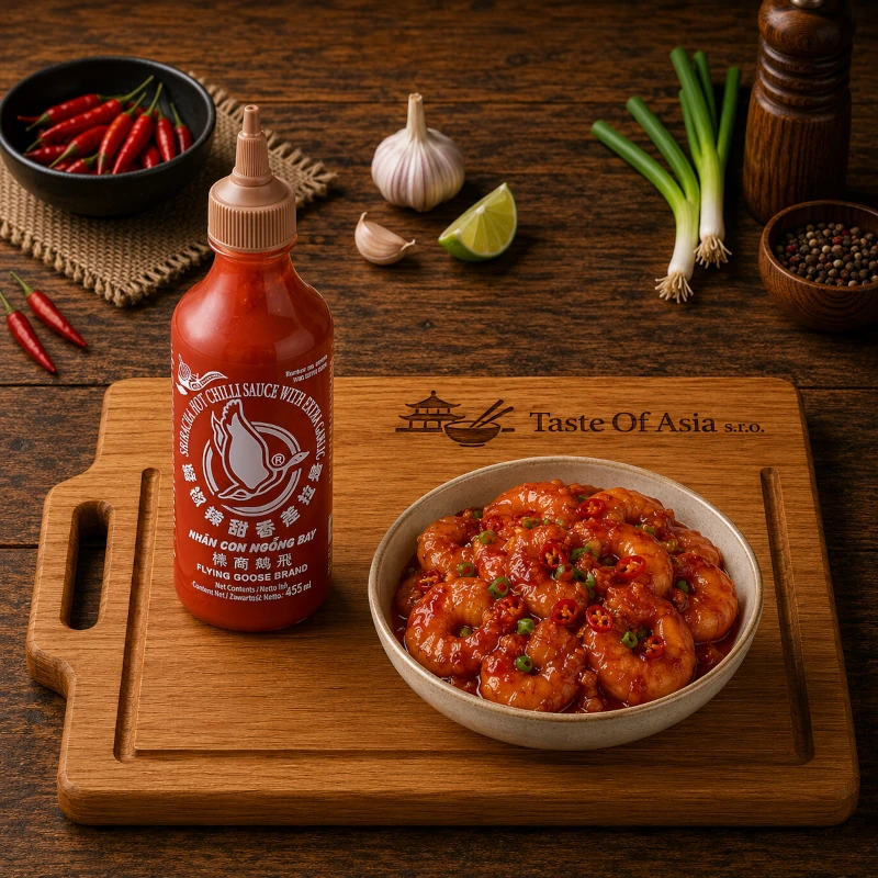 Flying Goose Sriracha Chili Sauce mit extra Knoblauch 455 ml