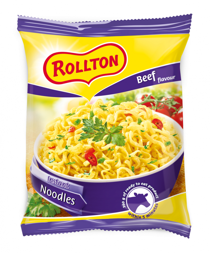 Rollton instant beef noodles 60 g