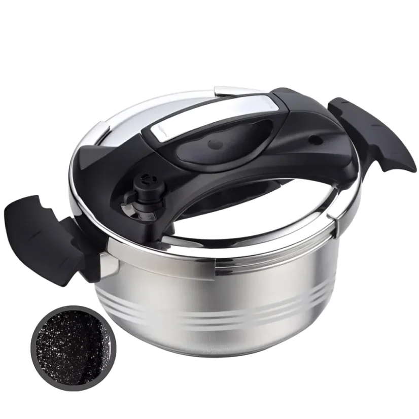 Royalty Line Schnellkochtopf mit Marmoroberfläche 28 cm - 10 l