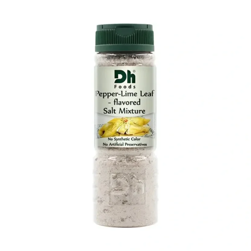 DH Foods Soľ s čiernym korením a limetkovými listami 120 g DH Foods Soľ s čiernym korením a limetkovými listami 120 g