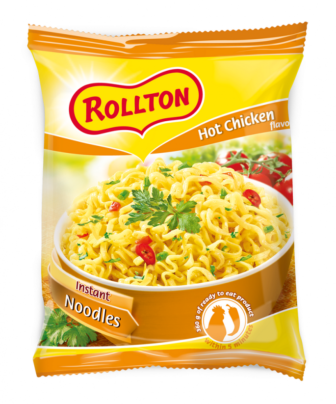 Rollton Instant chicken noodles hot 60 g