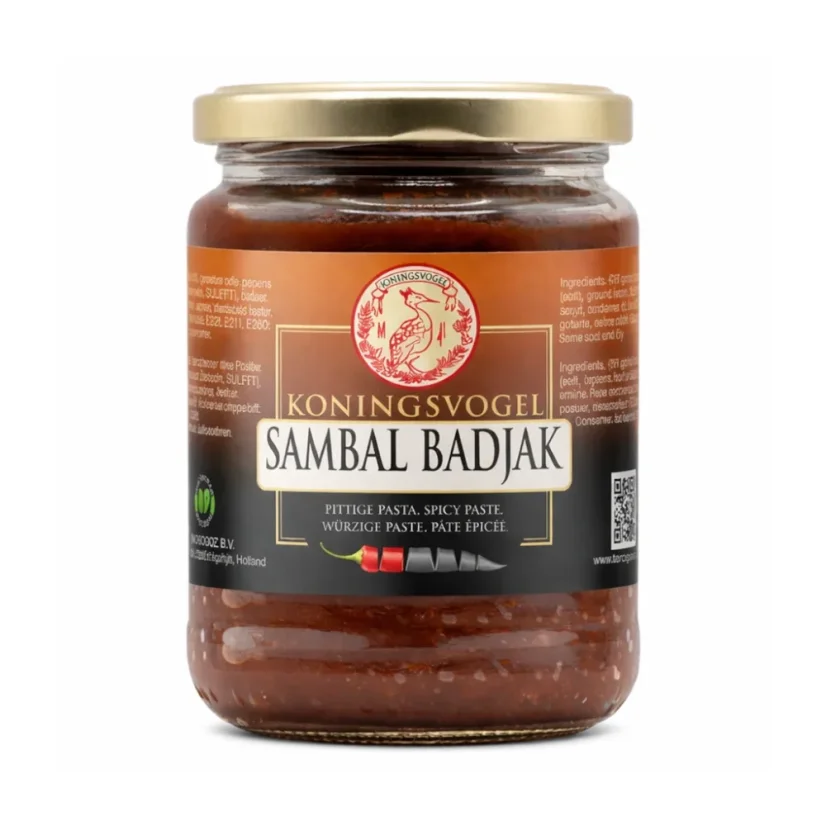 Koningsvogel Chili Paste Sambal Badjak 280 g