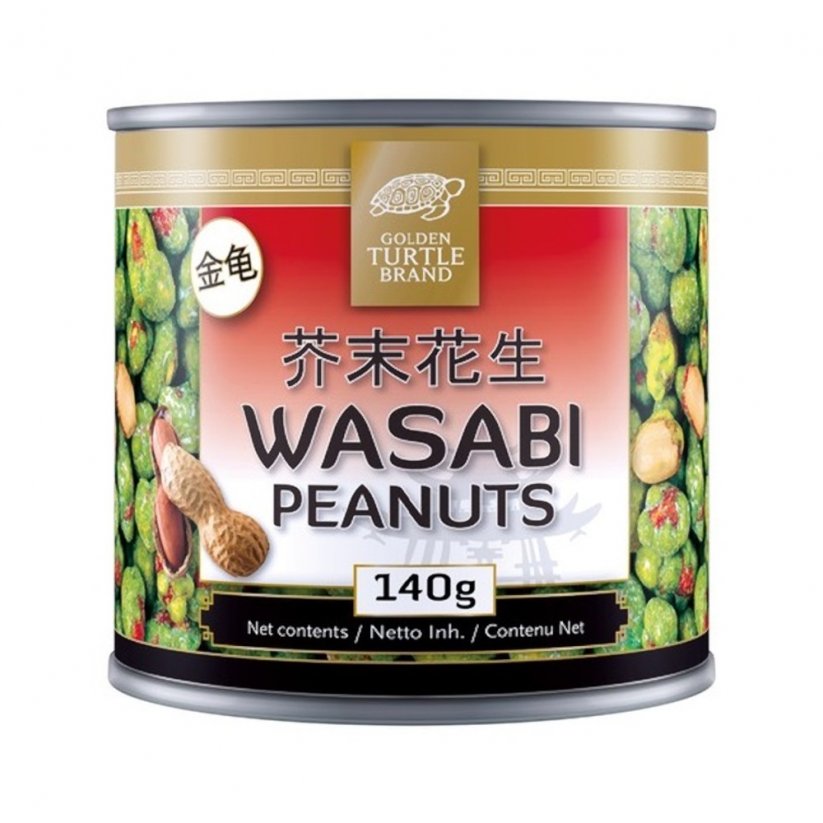Golden Turtle Erdnüsse und Wasabi 140 g