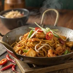 Recept na smažené nudle Mee Goreng