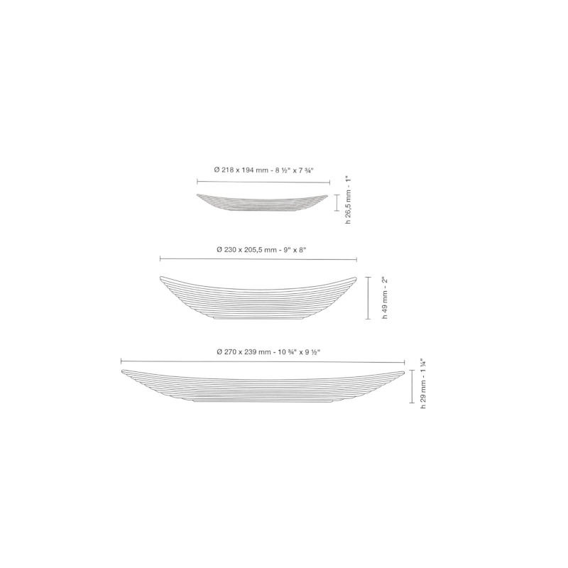 Bormioli Rocco 18 pieces Prometheo plate set