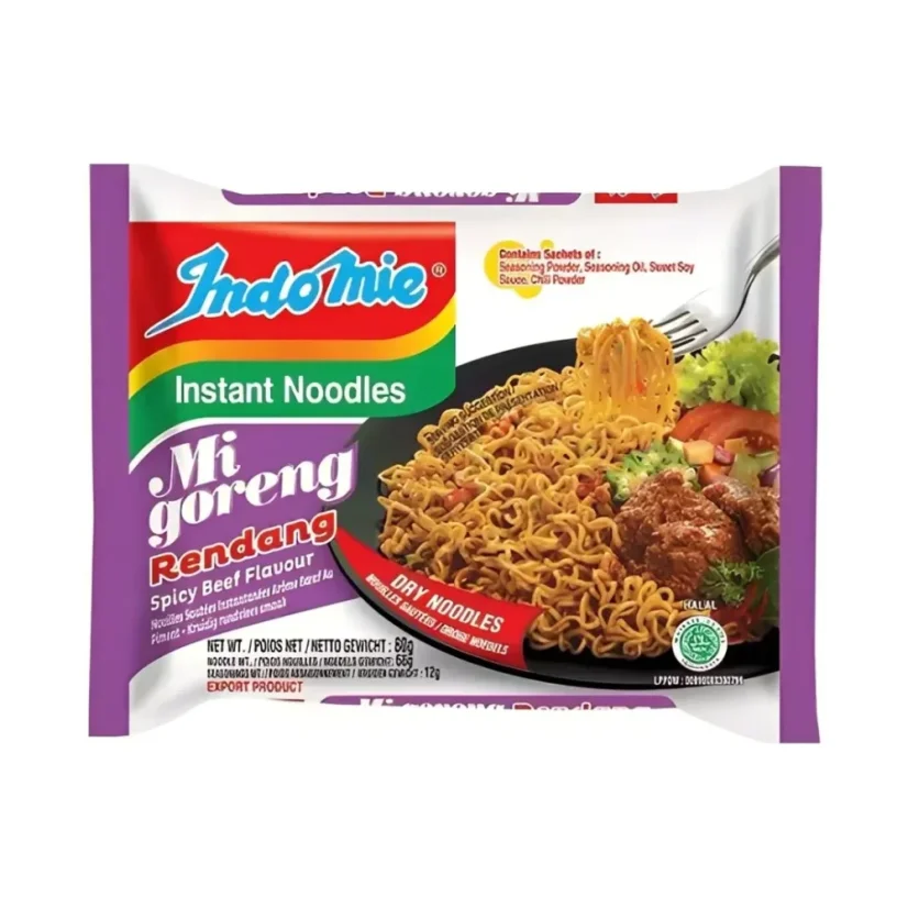 IndoMie Instantní Nudle Goreng Rendang 80 g IndoMie Instantní Nudle Goreng Rendang 80 g