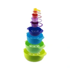 Herzberg Set of bowls and measuring cups 9 in 1