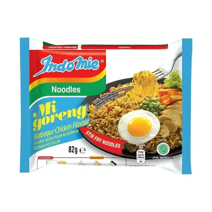 IndoMie Nudle Mi Goreng Barbeque Kuřecí 80 g IndoMie Nudle Mi Goreng Barbeque Kuřecí 80 g
