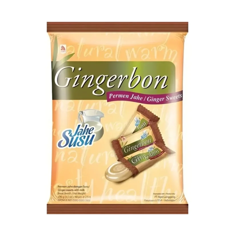 Agel Ginger Candies with milk flavour 100 g